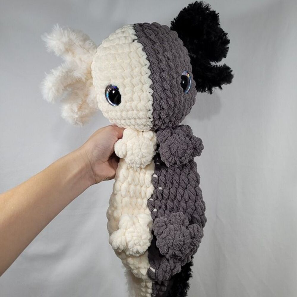 Axolotl Plushie | Large Crochet Stuffed Animal | Handmade Gifts